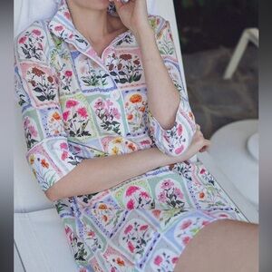 SMITH & QUINN Simone Mini Dress Flower Box Postcards